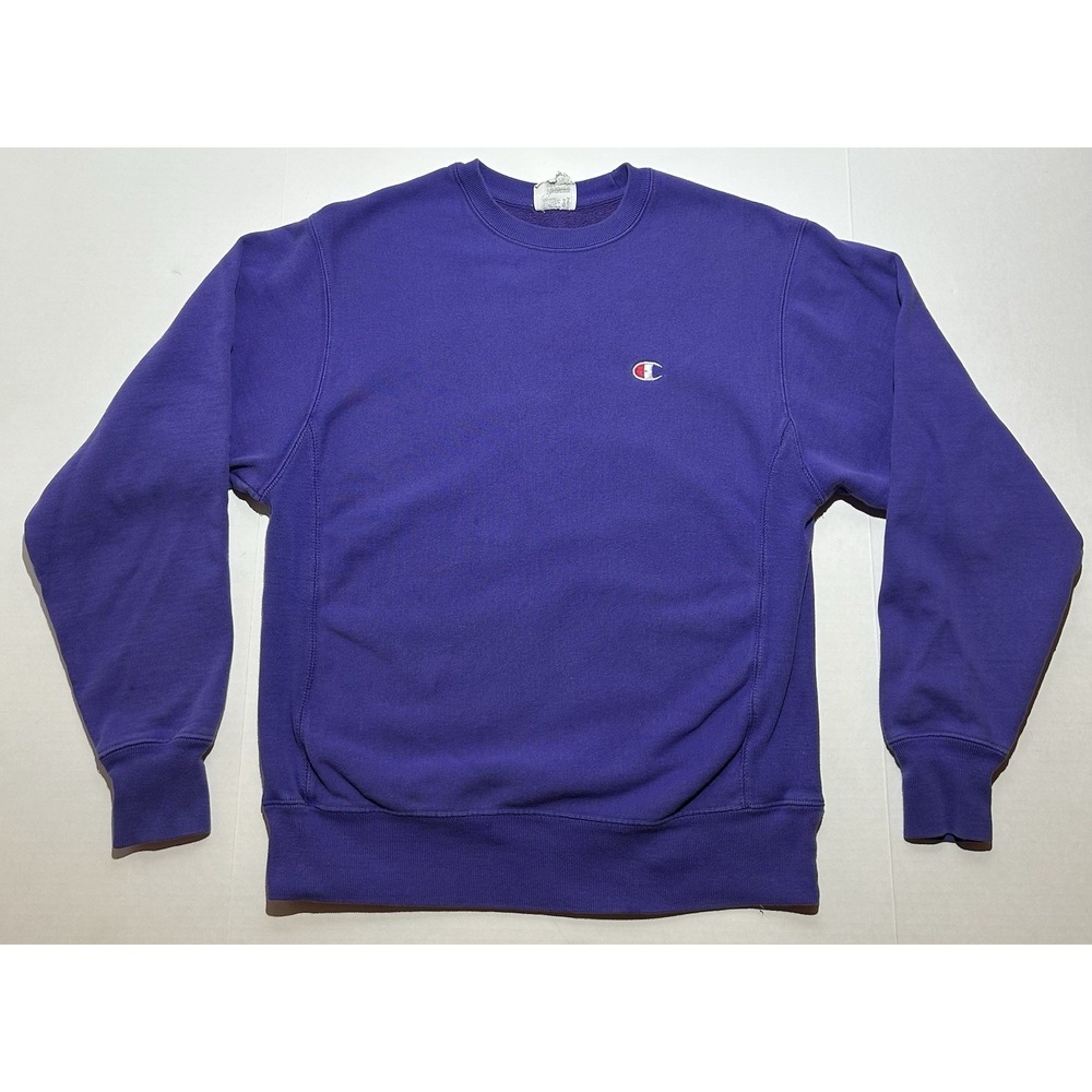 Champion Reverse Weave Sweatshirt Mens Size Medium Crewneck Pullover Classic EUC